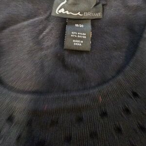 Lane Bryant Black Sweater Dress